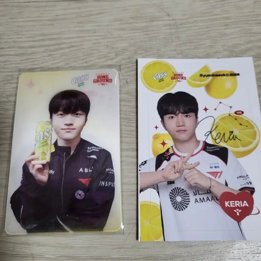 [SOLD OUT] T1 카스 케리아 keria 렌티큘러 포토 카드+ 사인 스티커