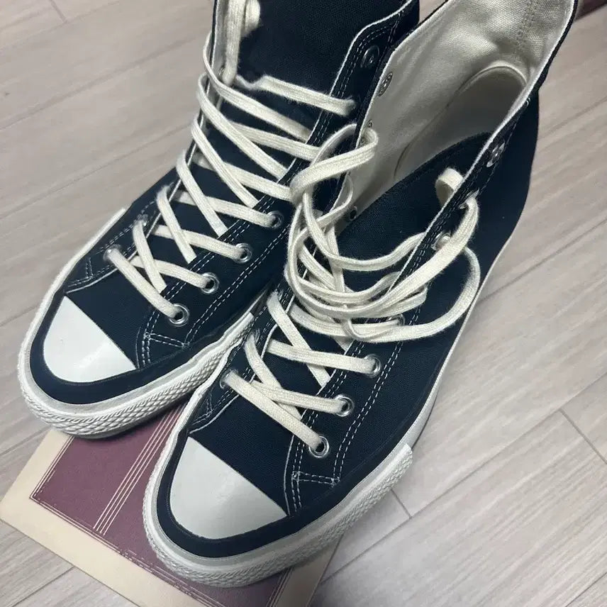 [BUNJANG] Converse Timeline 50Hi Black Sneakers / [260] 컨버스 타임라인 50hi 블랙