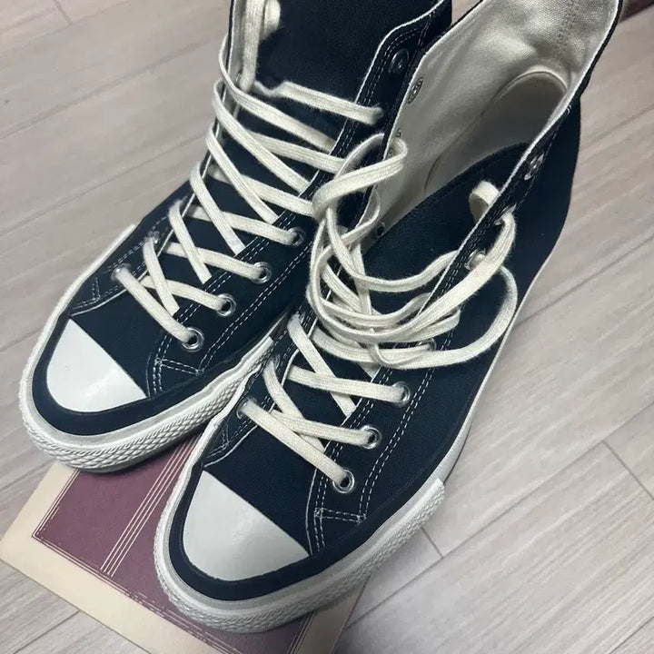 [BUNJANG] Converse Timeline 50Hi Black Sneakers / [260] 컨버스 타임라인 50hi 블랙