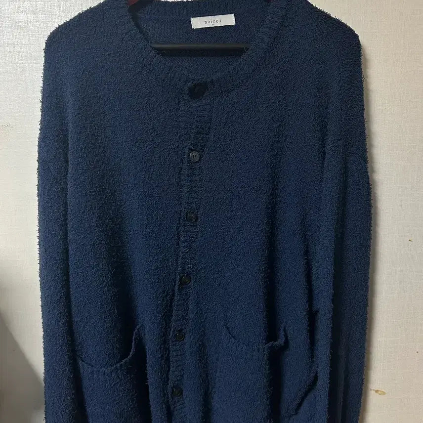 [SOLD OUT] noirer 네이비 부클 가디건