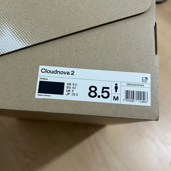 [BUNJANG] On Running Cloud Nova 2 All Black Sneakers / [265] 온 러닝 클라우드 노바2 올블랙