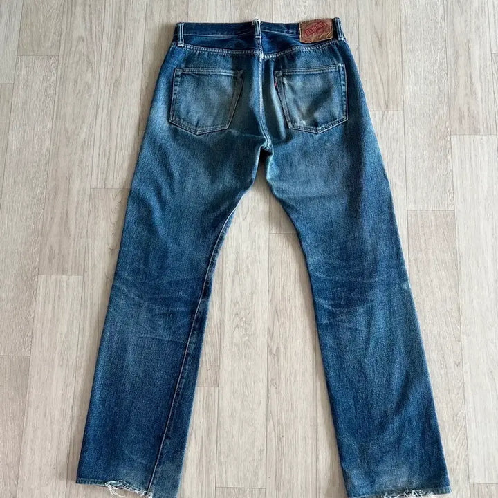 [BUNJANG] DeNIM Selvedge Vintage Damage Denim Pants / 드님 셀비지 빈티지 데미지 데님 팬츠