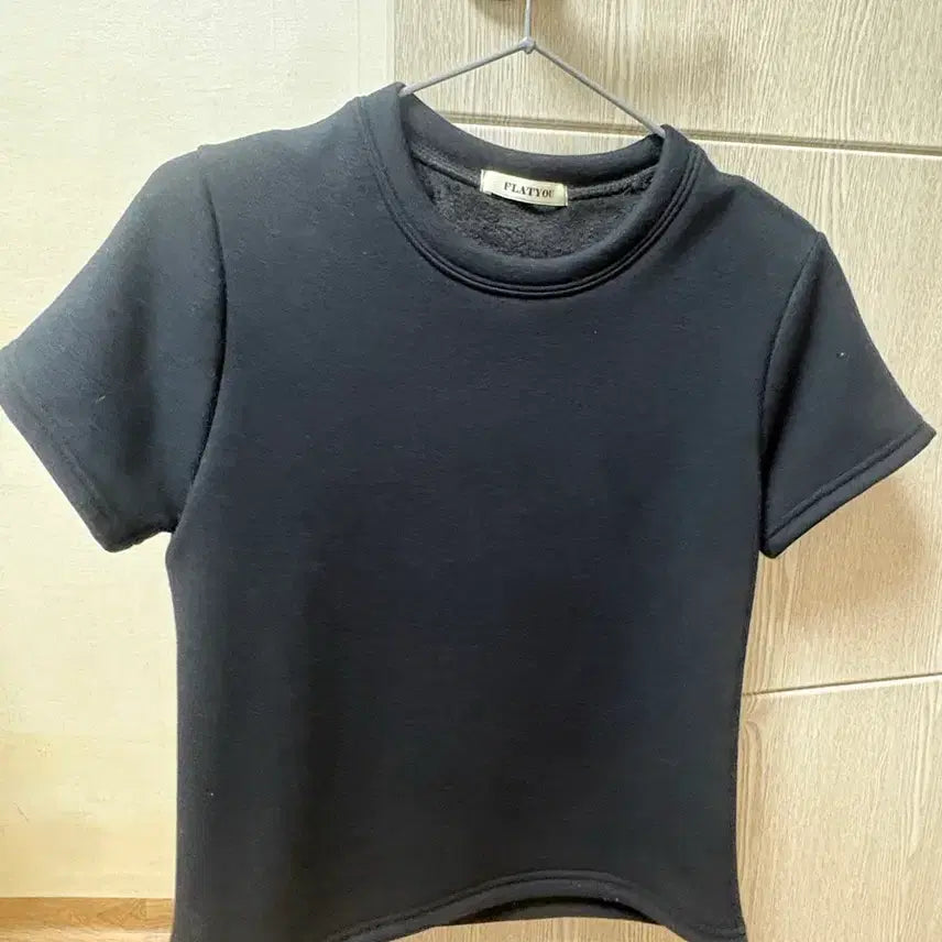 [BUNJANG] Basic Fleece T-shirt / 기모 반팔티