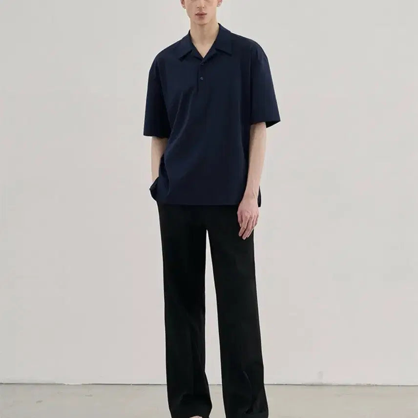 [BUNJANG] Drawfit Open Collar T-shirt XL / S급) 드로우핏 오픈카라 티셔츠 XL
