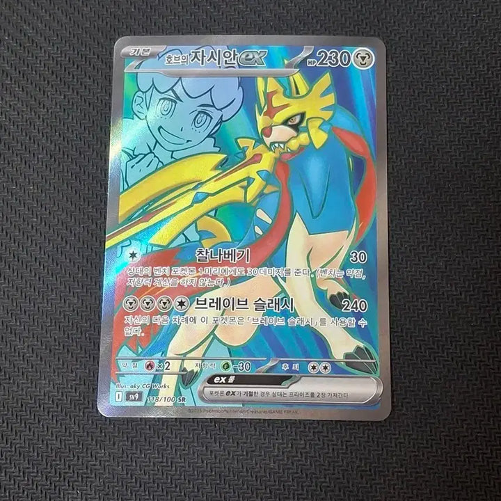 [BUNJANG] Pokemon Card Zamazenta ex SR Single / 포켓몬카드 싱글 호브의자시안ex SR