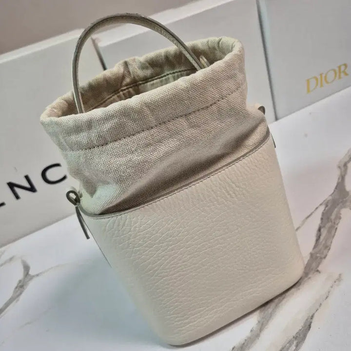 [BUNJANG] Maison Margiela 5AC Leather Canvas Bucket Bag / (정품) 마르지엘라 5AC 레더 캔버스 버킷백 가방