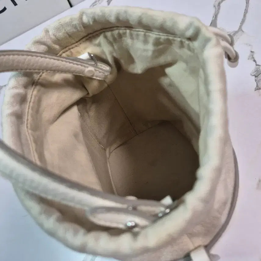 [BUNJANG] Maison Margiela 5AC Leather Canvas Bucket Bag / (정품) 마르지엘라 5AC 레더 캔버스 버킷백 가방