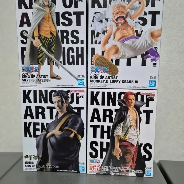[SOLD OUT] 원피스 King of Artist 피규어 (루피/샹크스/레일리/켄자쿠)