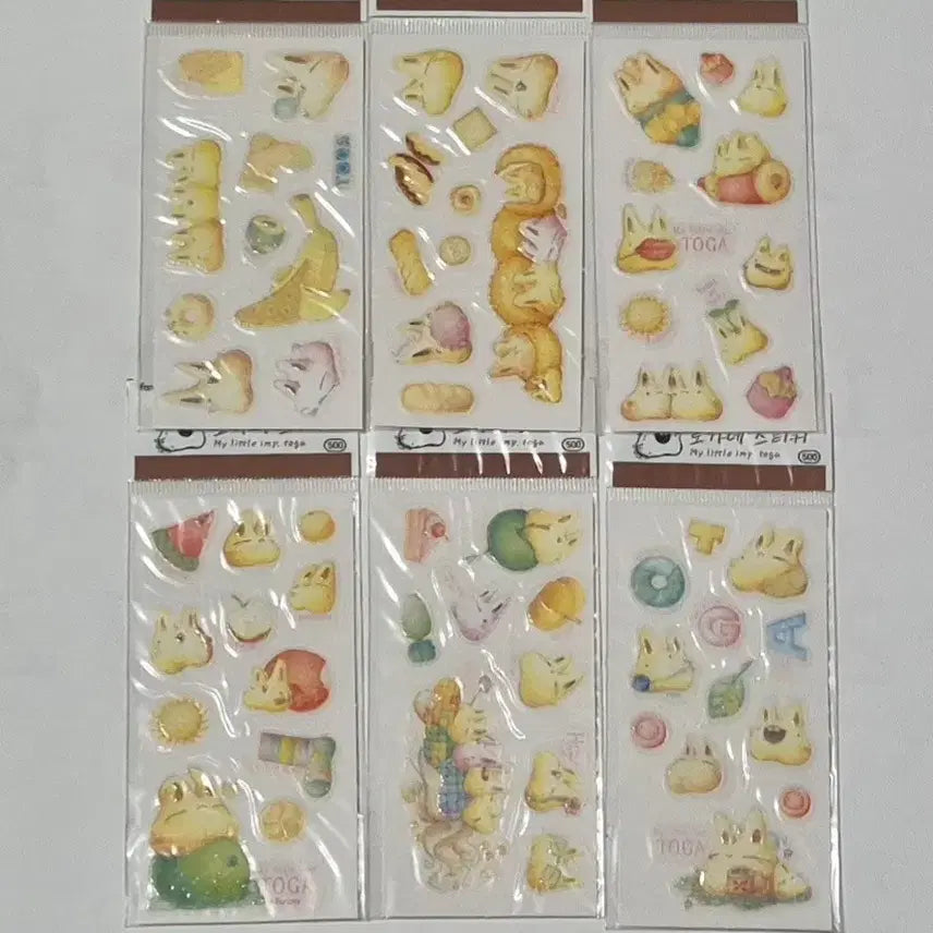 [SOLD OUT] 6종일괄)토가네 스티커