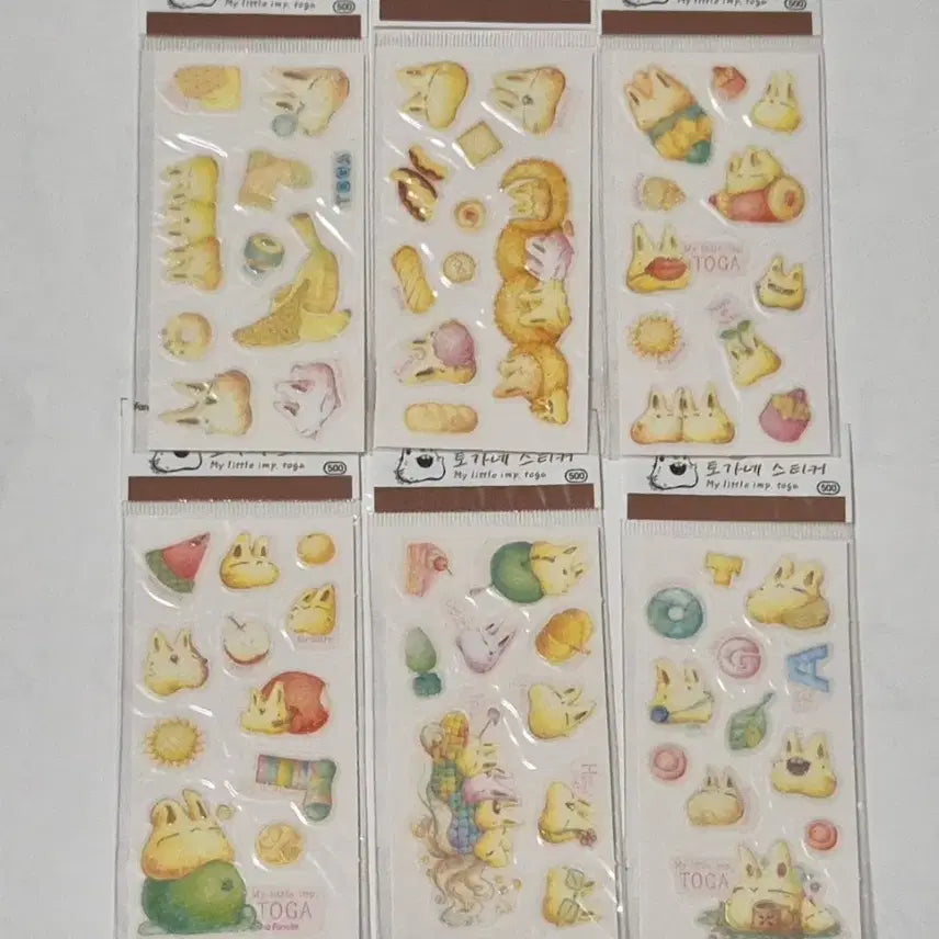 [SOLD OUT] 6종일괄)토가네 스티커
