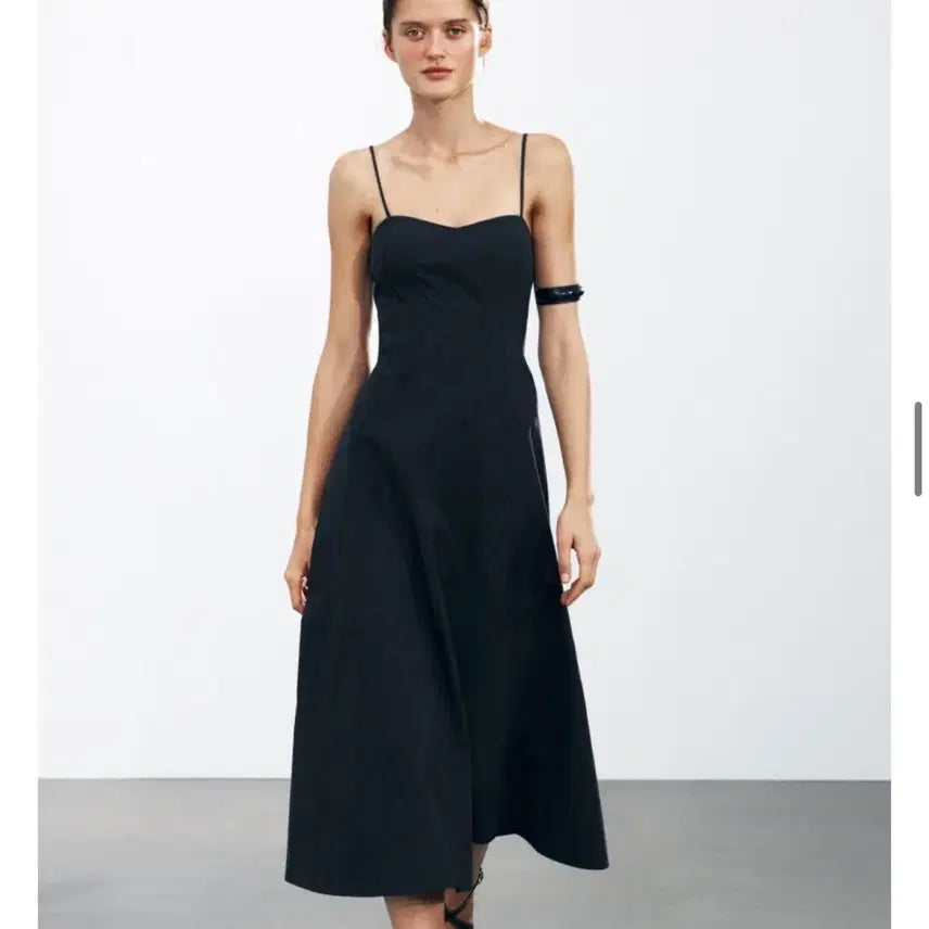 [BUNJANG] ZARA Black Long Dress / 블랙 롱 원피스 드레스. 자라롱원피스