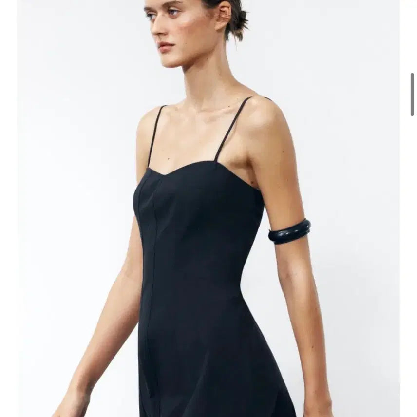 [BUNJANG] ZARA Black Long Dress / 블랙 롱 원피스 드레스. 자라롱원피스