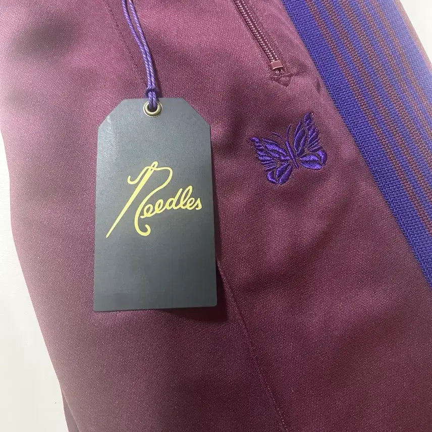 [BUNJANG] Needles Track Pants Straight Fit Wine S Size / 니들스 트랙팬츠 스트레이트핏 와인 s사이즈