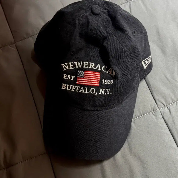 [BUNJANG] New Era US Vintage Unstructured Ball Cap Dark Navy Hat / 뉴에라 US 빈티지 언스트럭쳐 볼캡 다크네이비 모자