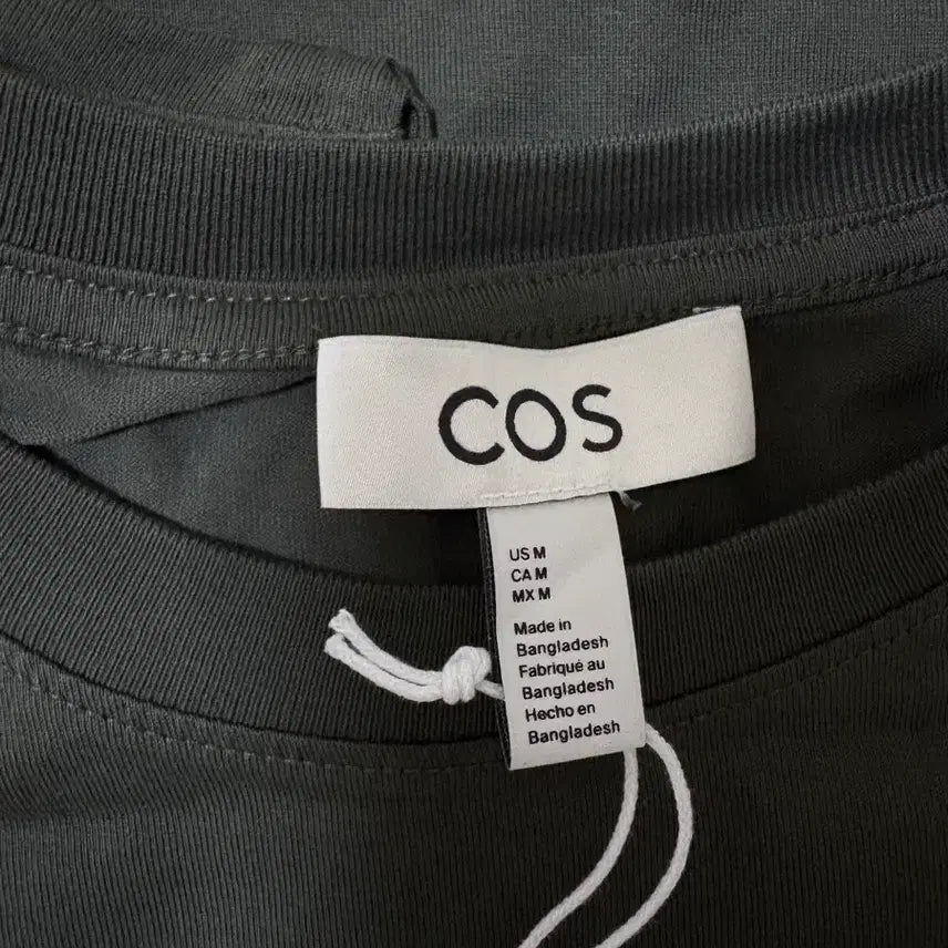 [BUNJANG] COS Olive Oversized Sleeveless T-Shirt Medium / COS 코스 올리브 박스티셔츠 민소매 미듐