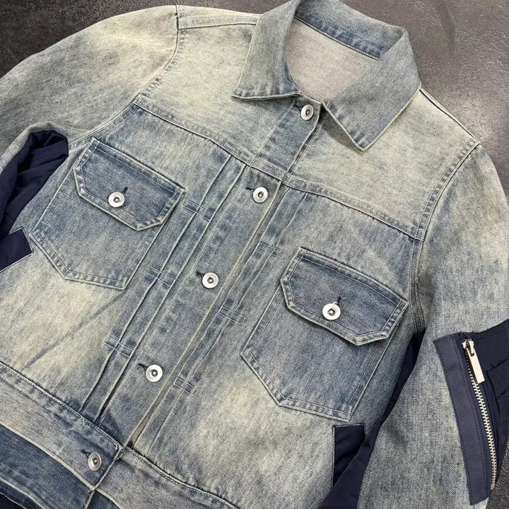 [SOLD OUT] (95)사틴데님자켓