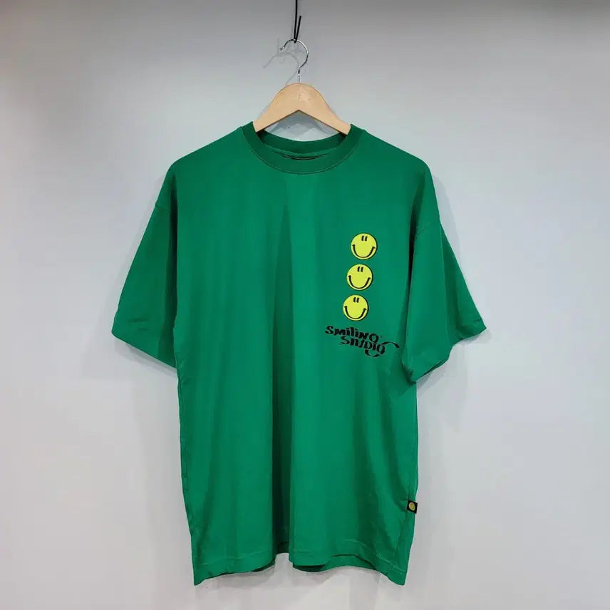 [SOLD OUT] 2PJT 스마일 반팔 티셔츠 그린