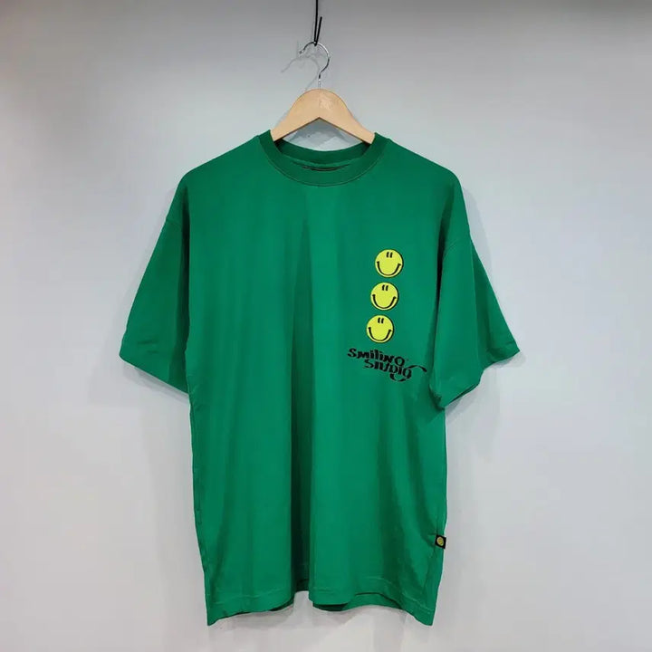 [SOLD OUT] 2PJT 스마일 반팔 티셔츠 그린