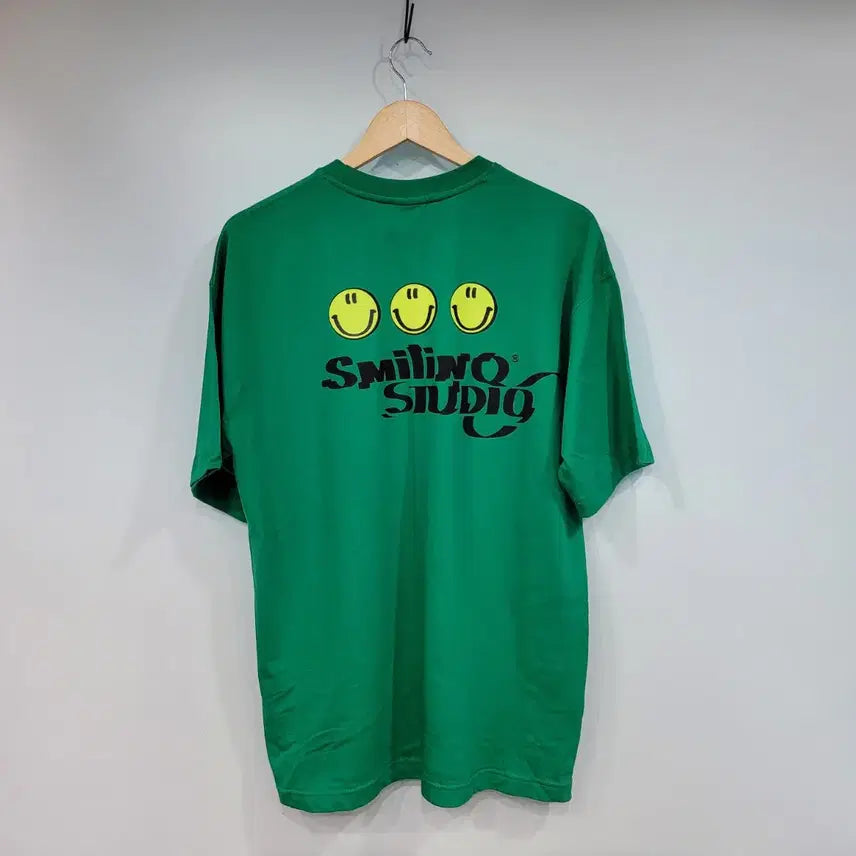 [SOLD OUT] 2PJT 스마일 반팔 티셔츠 그린
