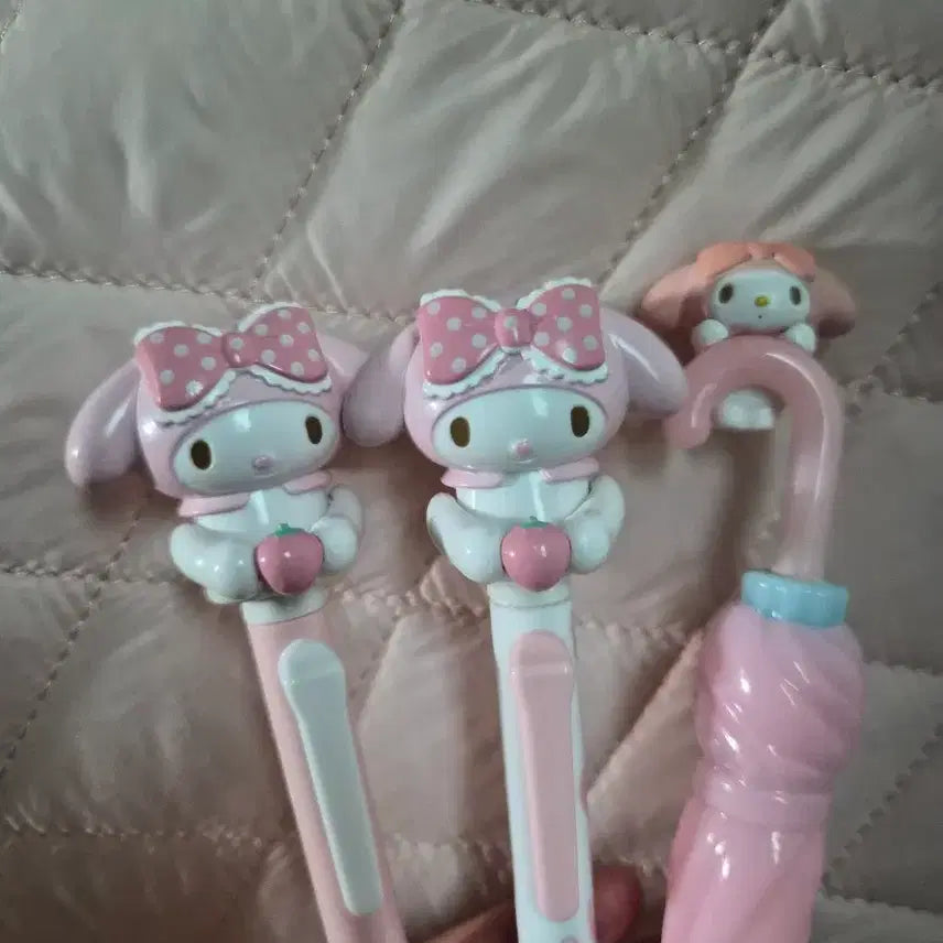 [BUNJANG] My Melody Action Ballpoint Pen, Mechanical Pencil, Umbrella Ballpoint Pen / 마이멜로디 액션볼펜, 샤프 , 우산볼페 구해봐요