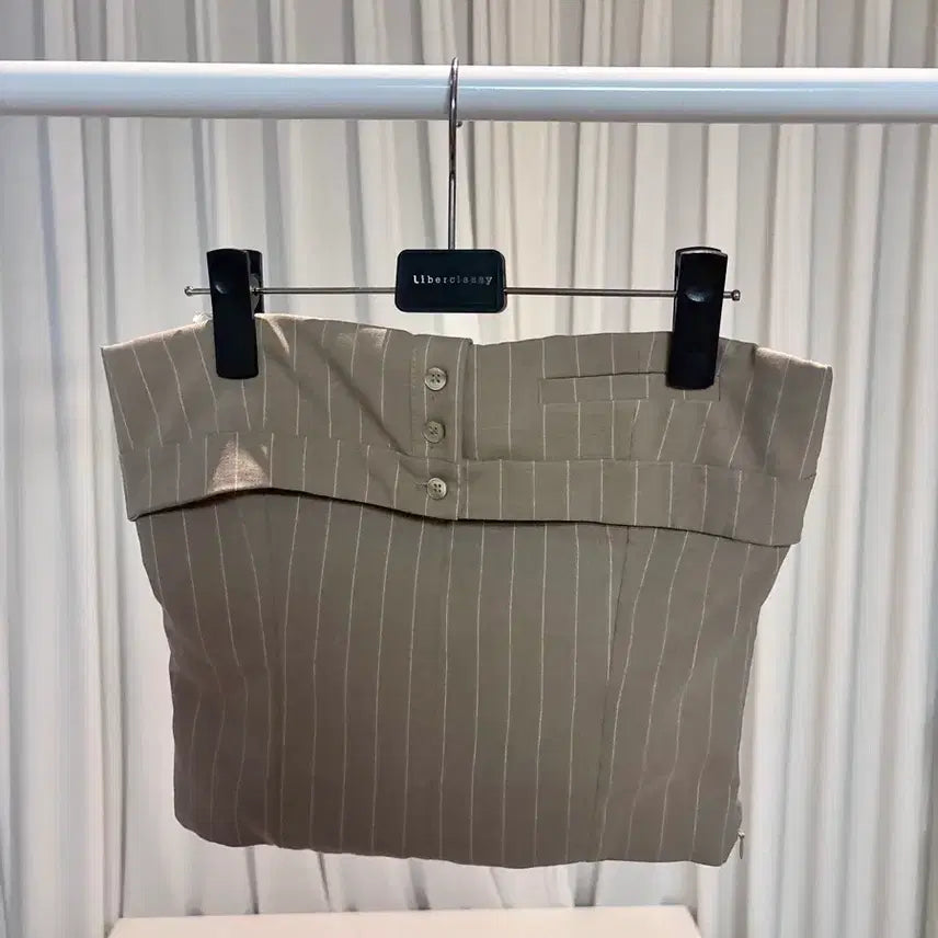 [BUNJANG] ZARA Striped Tube Top / ZARA 자라 스트라이프 튜브 탑