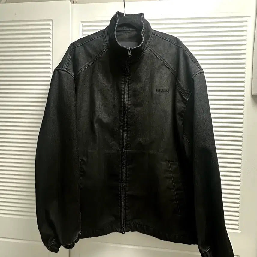 [BUNJANG] Juun.J Velvet-Like High Neck Jacket / 준지 벨벳라이크 하이넥 자켓 50