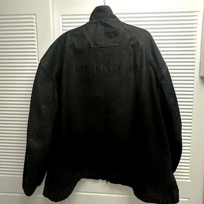[BUNJANG] Juun.J Velvet-Like High Neck Jacket / 준지 벨벳라이크 하이넥 자켓 50