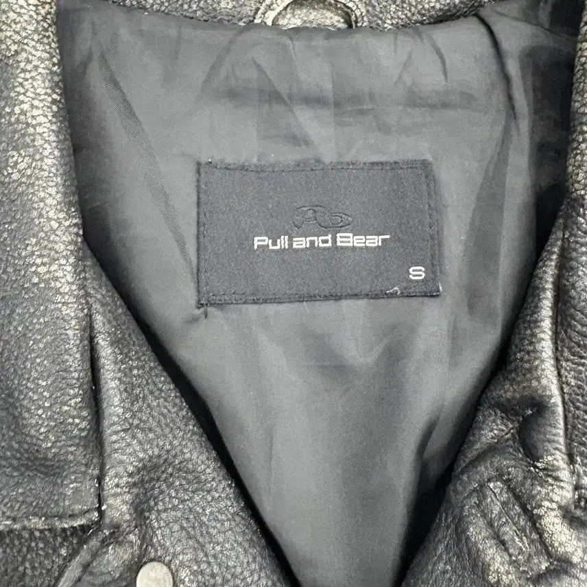 [BUNJANG] Pull&amp;Bear Cow Leather Trucker Jacket / (90)풀앤베어 카우레더트러커자켓