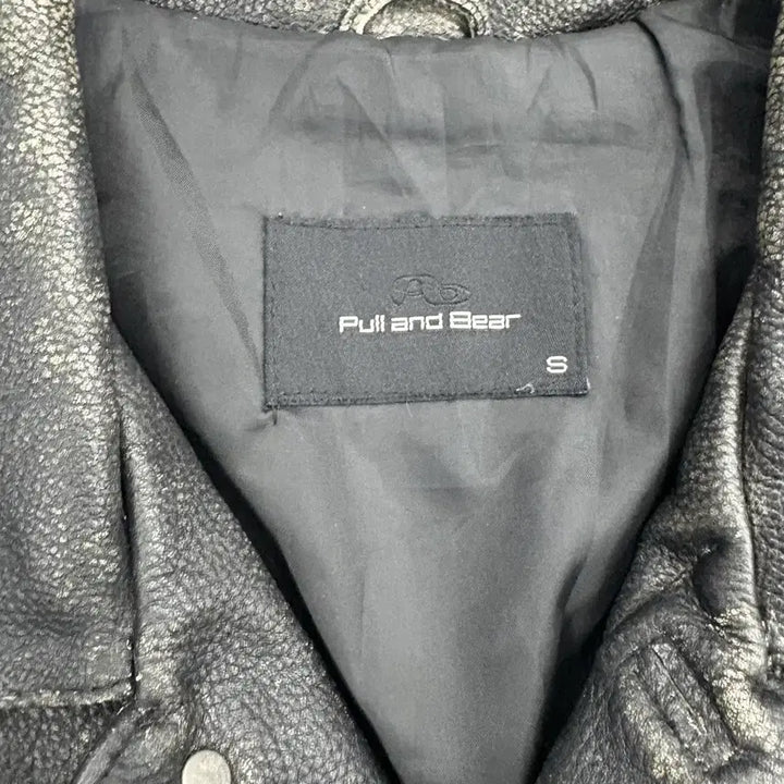 [BUNJANG] Pull&amp;Bear Cow Leather Trucker Jacket / (90)풀앤베어 카우레더트러커자켓