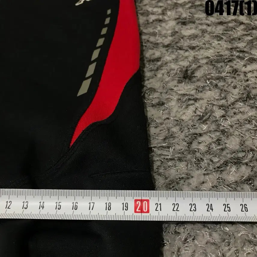 [BUNJANG] Kappa Black and Red Training Pants (L) / 카파 블랙/레드 트레이닝 바지 L