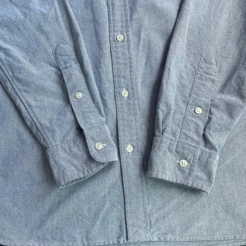 [BUNJANG] Polo Ralph Lauren Oxford Shirt (Gray, M) / [M] 폴로 랄프로렌 멀티로고 옥스포드 셔츠