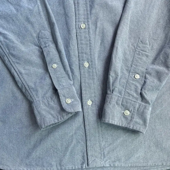 [BUNJANG] Polo Ralph Lauren Oxford Shirt (Gray, M) / [M] 폴로 랄프로렌 멀티로고 옥스포드 셔츠