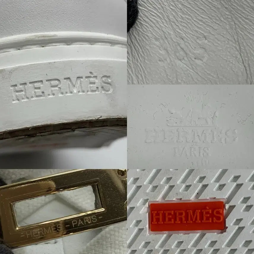 [BUNJANG] Hermes Kelly Sneakers White/Gold 36.5 / 267001029 에르메스 화이트 금장 켈리 스니커즈 36.5사이즈