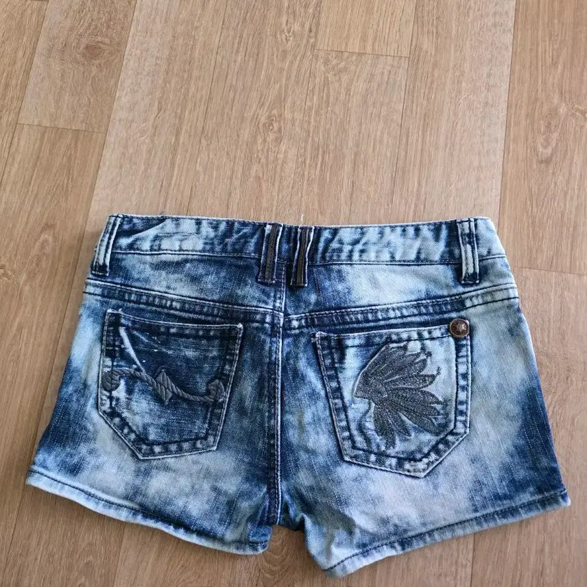 [BUNJANG] SHABE JEANS Denim Hot Pants / SHABE JEANS 청반바지 데님 핫팬츠