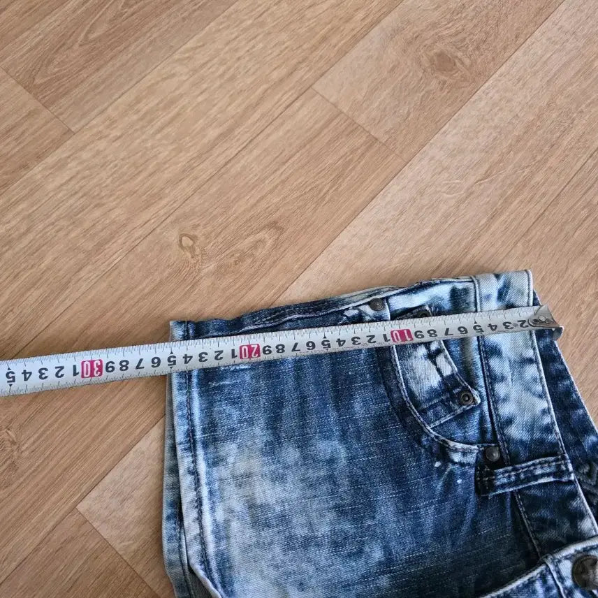 [BUNJANG] SHABE JEANS Denim Hot Pants / SHABE JEANS 청반바지 데님 핫팬츠