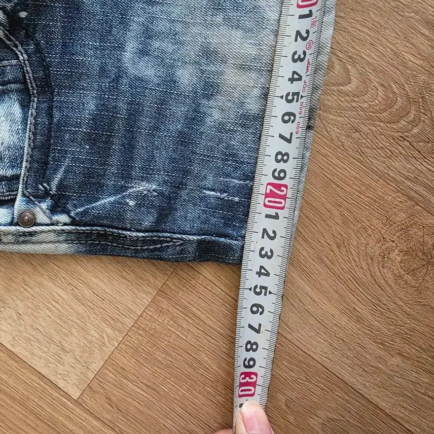 [BUNJANG] SHABE JEANS Denim Hot Pants / SHABE JEANS 청반바지 데님 핫팬츠