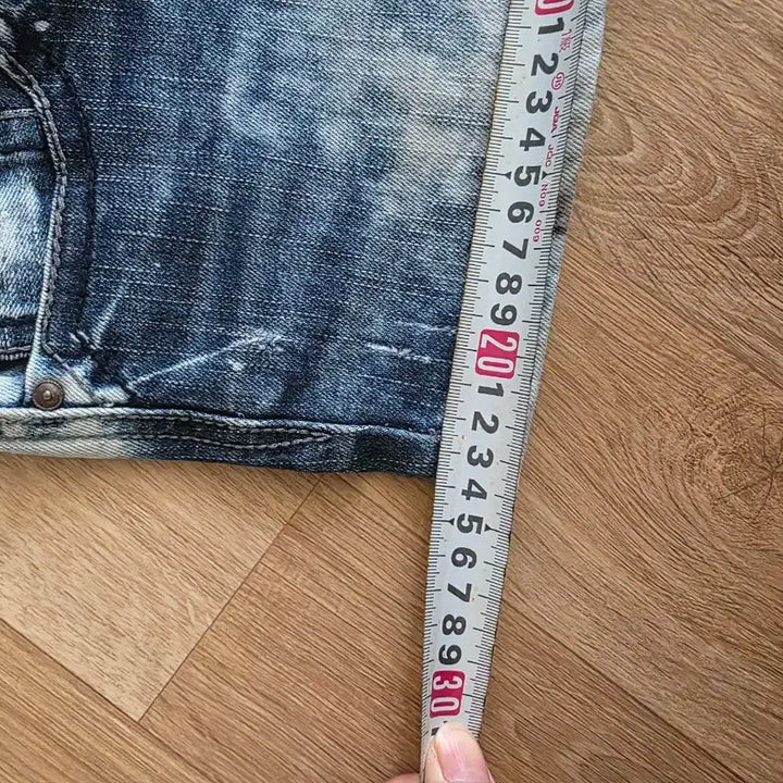 [BUNJANG] SHABE JEANS Denim Hot Pants / SHABE JEANS 청반바지 데님 핫팬츠