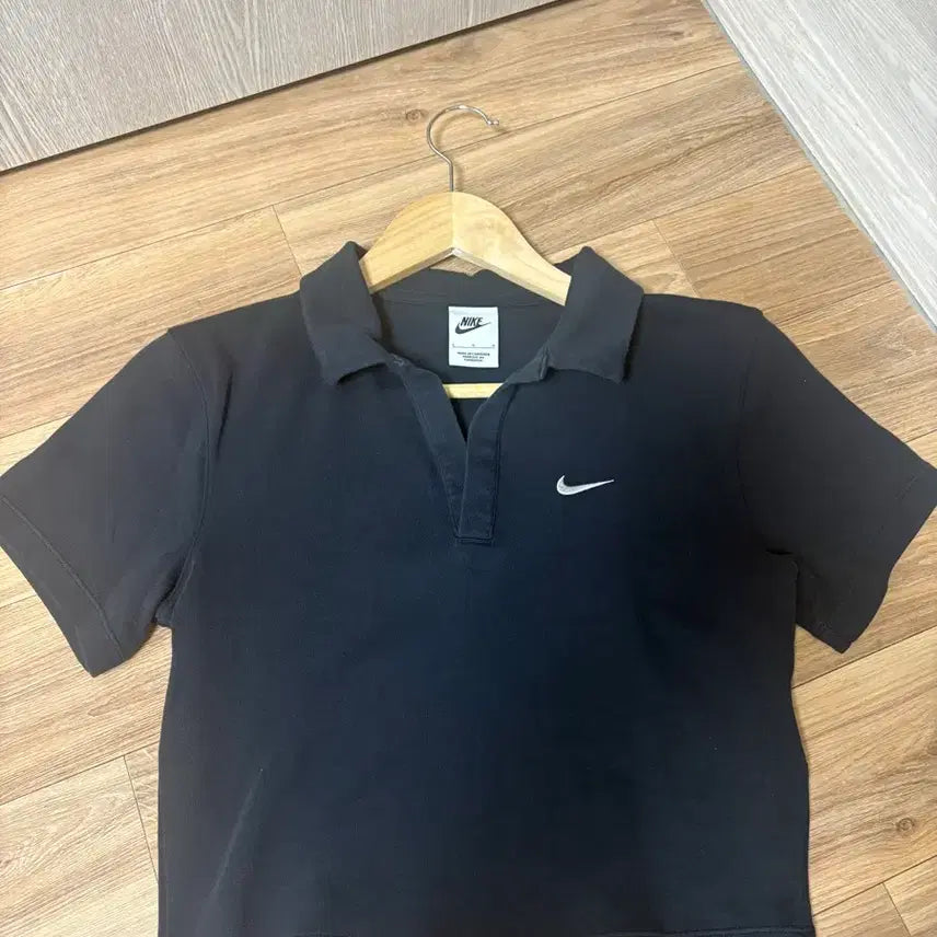 [BUNJANG] Nike Crop Collar T-Shirt / 나이키 크롭 카라티