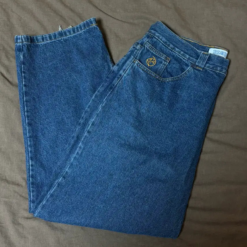 [BUNJANG] Polar Skate Big Boy Denim Pants Blue XL / [XL] 폴라 스케이트 빅보이 데님 팬츠 블루