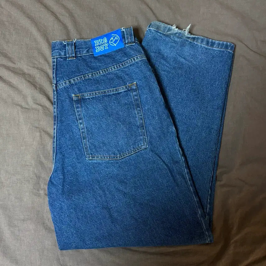 [BUNJANG] Polar Skate Big Boy Denim Pants Blue XL / [XL] 폴라 스케이트 빅보이 데님 팬츠 블루