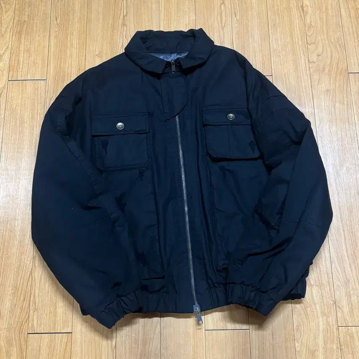 [BUNJANG] ETCE DESTROYED Padded Bomber Jacket / ETCE DESTROYED PADDED BOMBER 패디드 봄버 L