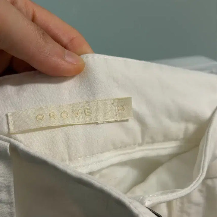 [SOLD OUT] GROVE 그로브스토어 화이트 와이드 팬츠 s