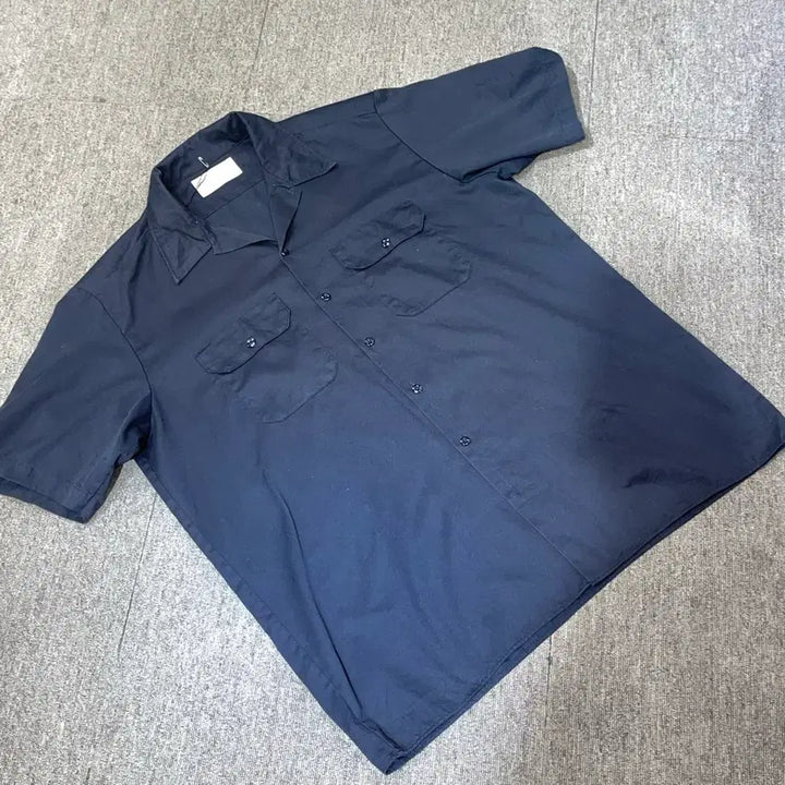 [BUNJANG] (XL) Dickies 디키즈 반팔 워크 셔츠 블랙 / (XL) Dickies 디키즈 반팔 워크 셔츠 블랙