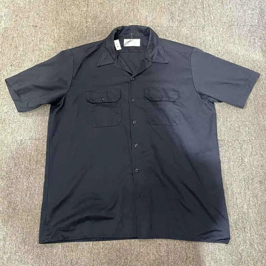 [BUNJANG] (XL) Dickies 디키즈 반팔 워크 셔츠 블랙 / (XL) Dickies 디키즈 반팔 워크 셔츠 블랙