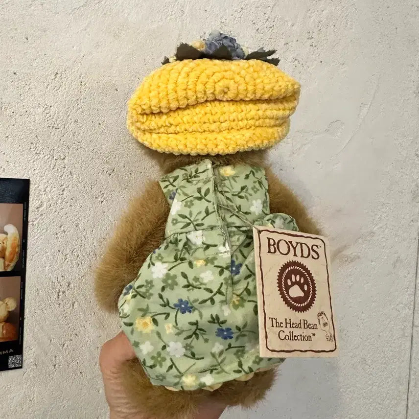 [BUNJANG] Boys Bear Yellow Hat Dress Doll / 보이즈베어 노란모자원피스