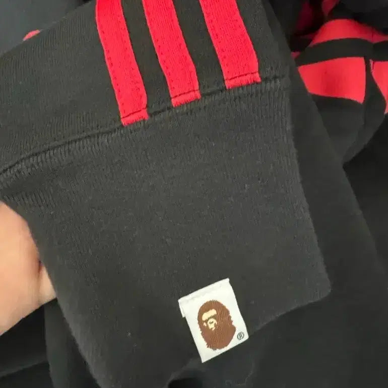 [BUNJANG] Adidas Bape Shark Hoodie Black / 아디다스 베이프 후드집업 kr M 상태좋음