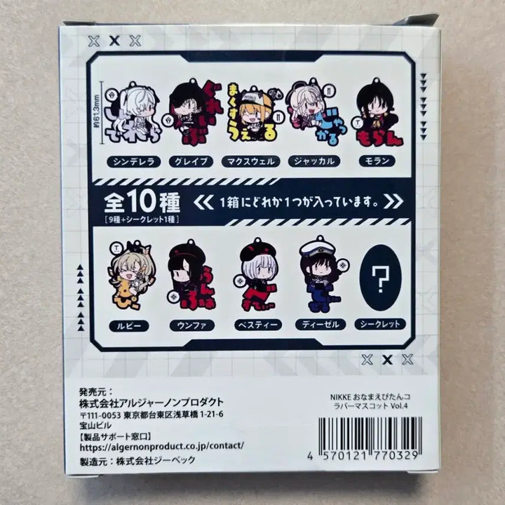 [BUNJANG] Nikke Lover Keyring (Mokdan, Besti, Eunhwa, Maxwell) / 니케 러버 키링(목단, 베스티, 은화, 맥스웰)