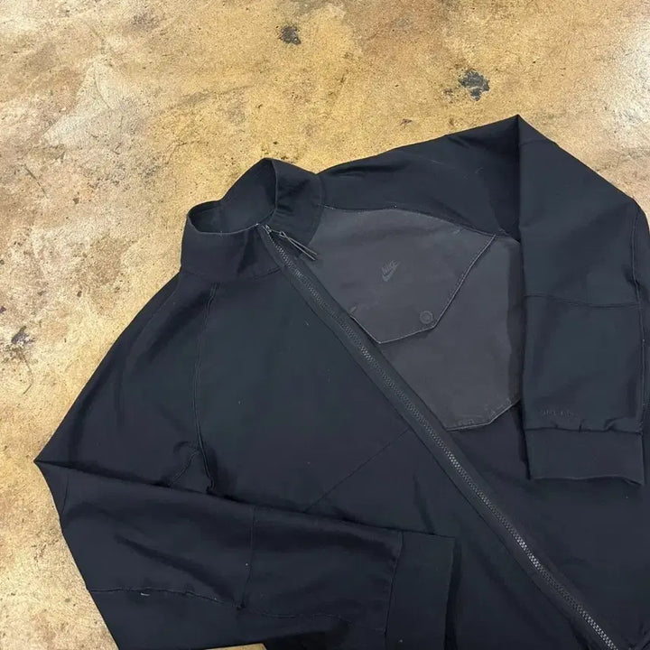 [BUNJANG] Nike Tech Pack Black Sports Zip-Up Jacket / [정품/M] 나이키 테크팩 블랙 스포츠 집업 자켓