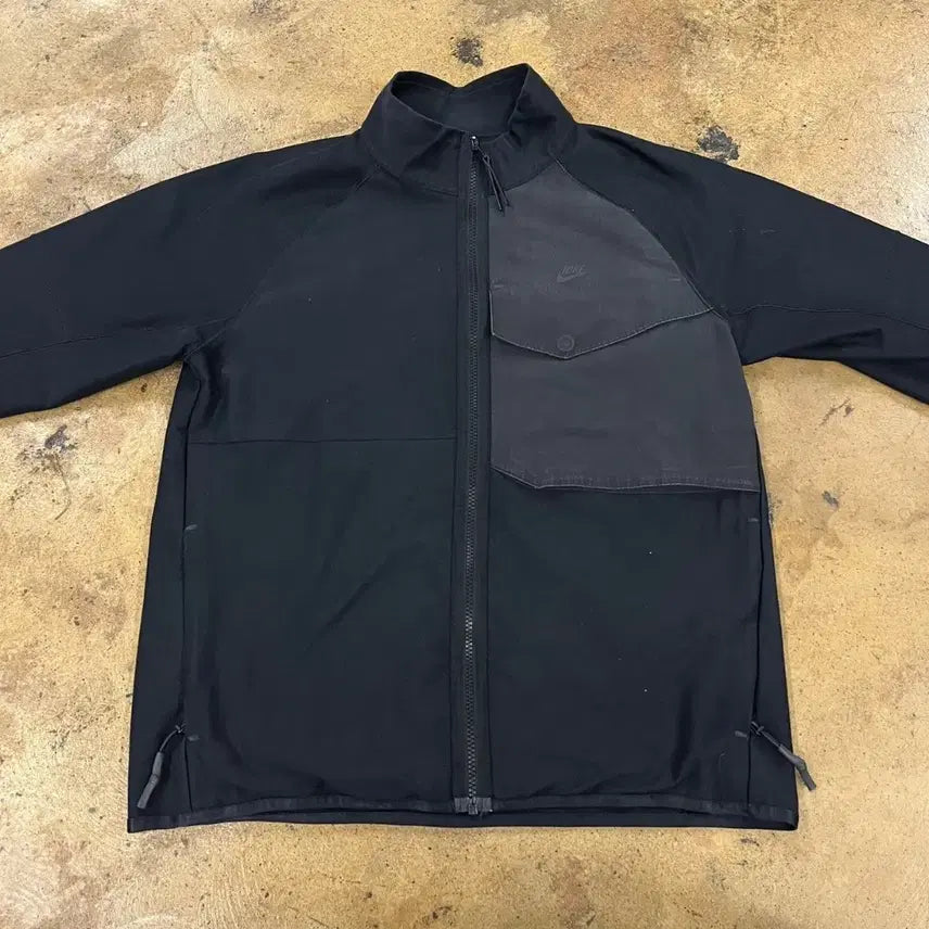 [BUNJANG] Nike Tech Pack Black Sports Zip-Up Jacket / [정품/M] 나이키 테크팩 블랙 스포츠 집업 자켓