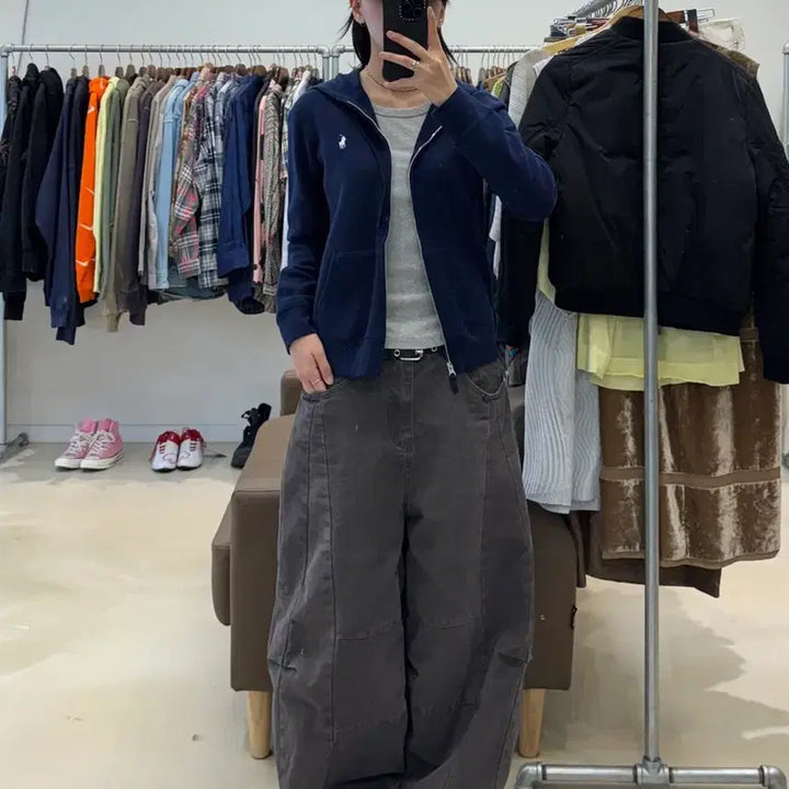 [SOLD OUT] 폴로 랄프로렌 우먼 후드집업 네이비